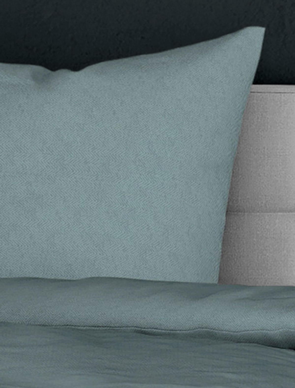 BETTWÄSCHE Biber 3292 - Grün, Textil (135/200cm) - Bierbaum