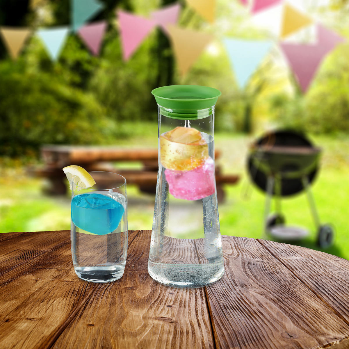 36XEISWÜRFEL - Multicolor, Kunststoff (4/4/4cm) - Relaxdays