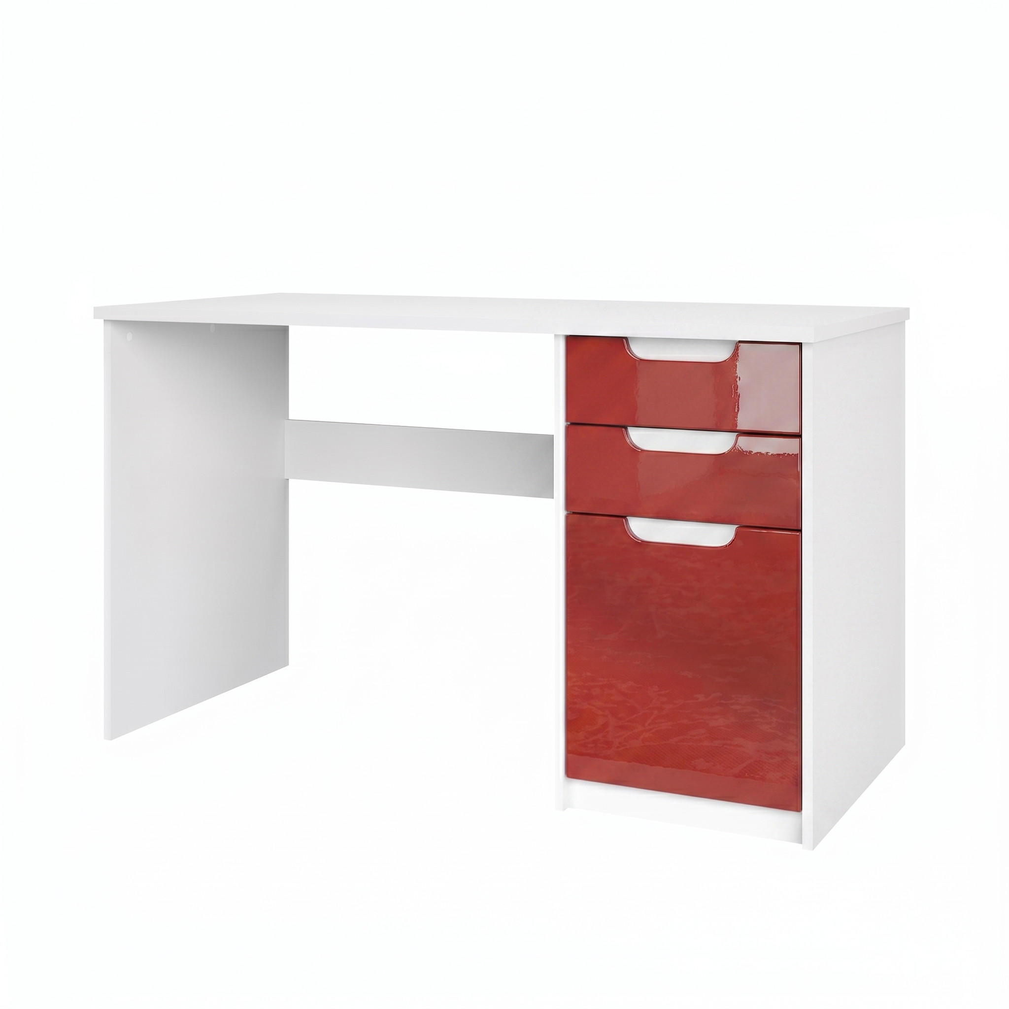Vladon Schreibtisch Bordeaux 60x76x129 cm