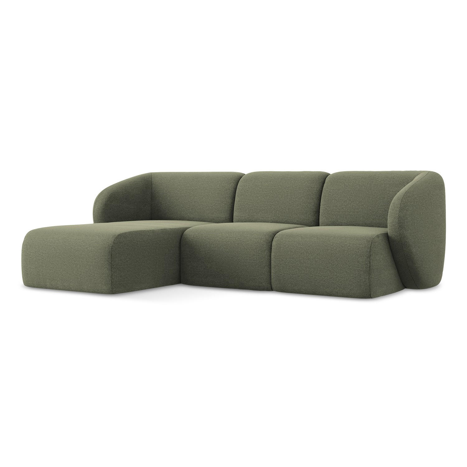 LaMiaSofa Ecksofa Olivgrün 248x166 cm