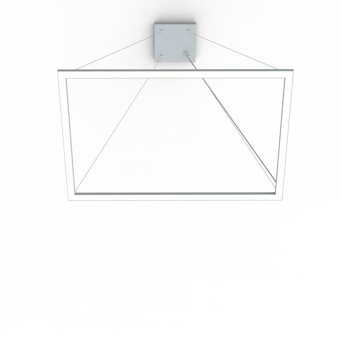 LED-HÄNGELEUCHTE - Grau, Metall (40/60/100cm) - Lumicom