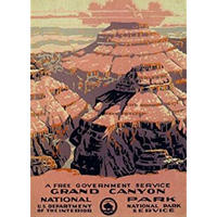 POSTER Amerika Grand Canyon A4 Rahmenlos - Klar, Papier (29.7/5/21cm) - Nacnic