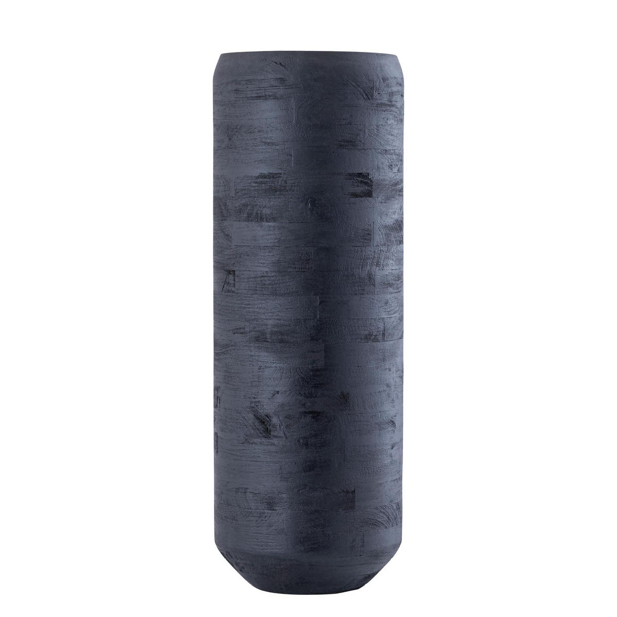 TOPF Gerd Schwarz 30/30/84cm - Schwarz, Holz (84cm) - PTMD Collection