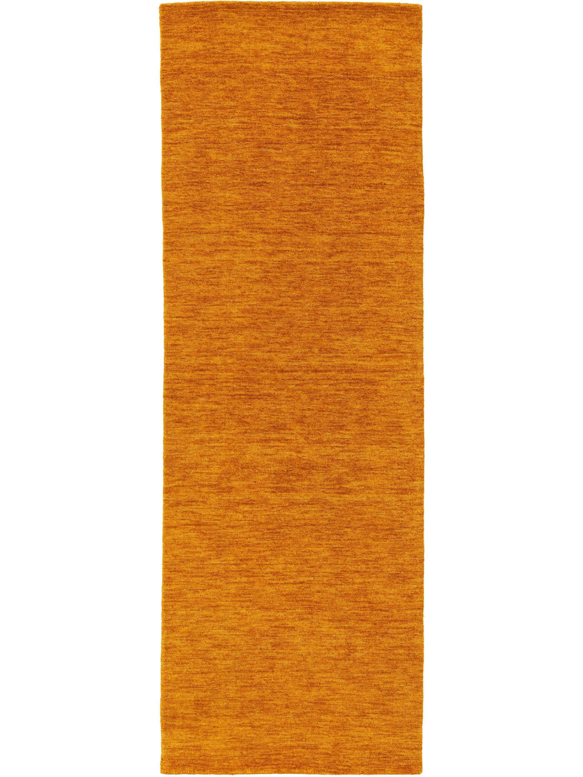 WOLLTEPPICH-LÄUFER Jamal Gelb 80x300 cm - Gelb, Textil (80/300cm) - benuta Nest