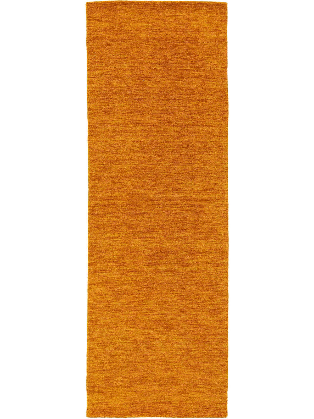 WOLLTEPPICH-LÄUFER Jamal Gelb 80x300 cm - Gelb, Textil (80/300cm) - benuta Nest