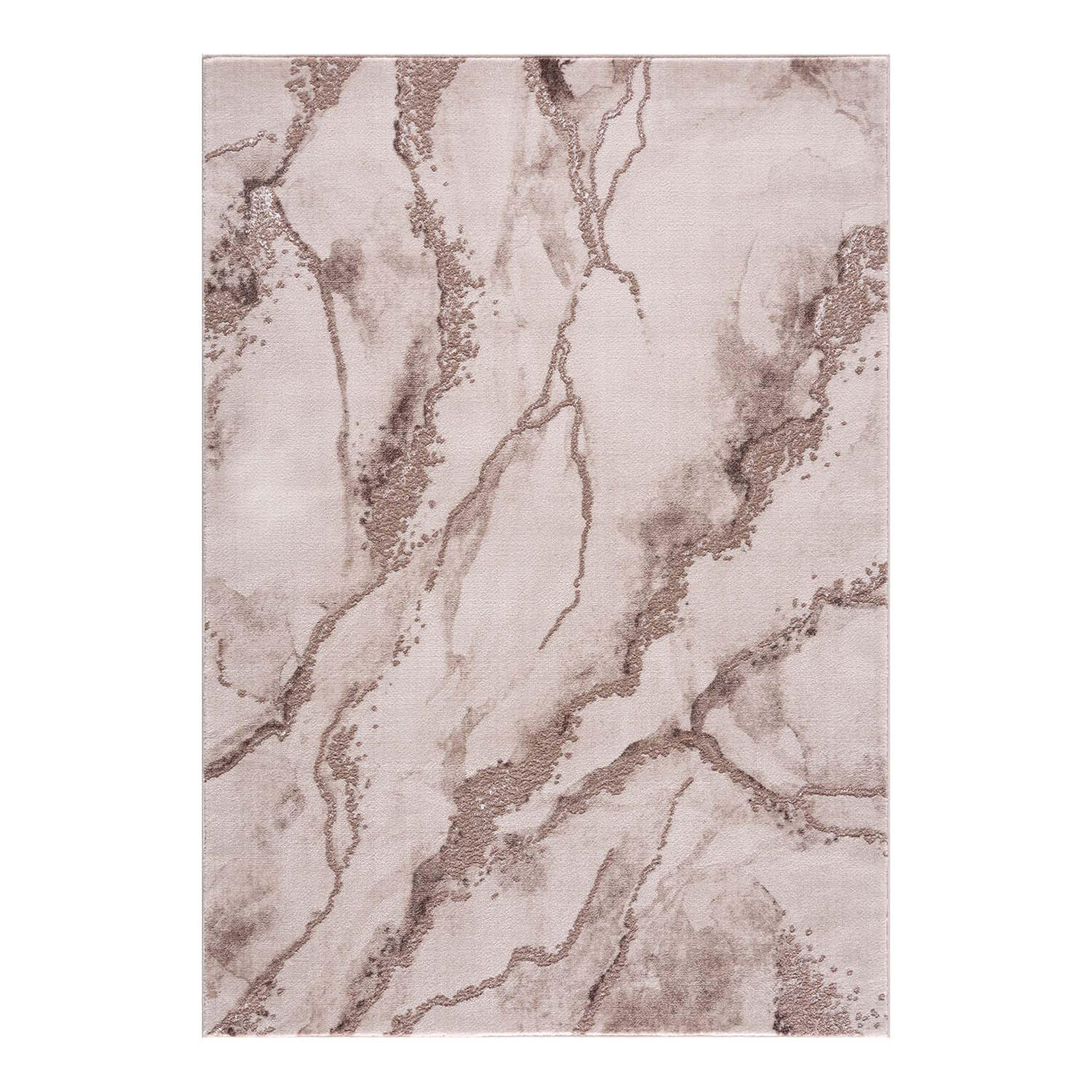 KURZFLOR-TEPPICH Chic 9272 Beige 80x300 cm - Beige, Textil (80/300cm) - carpet city