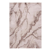 KURZFLOR-TEPPICH Chic 9272 Beige 80x300 cm - Beige, Textil (80/300cm) - carpet city