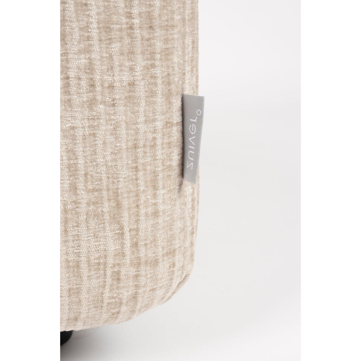 SOFA ELEMENT Hunter Rund Ecken Links Sand/ Beige - Beige, Textil (60/38/100cm) - Zuiver