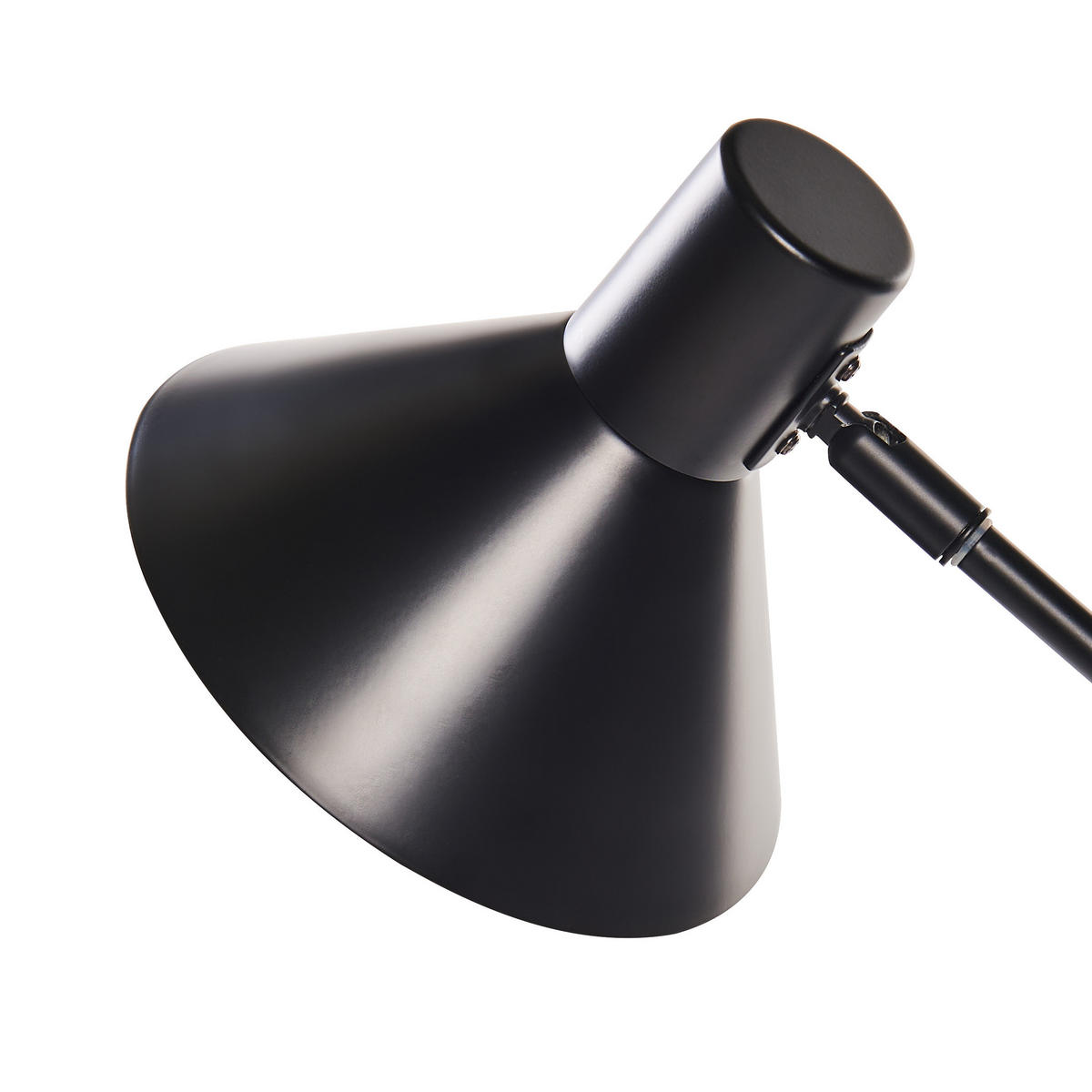 SCHREIBTISCHLAMPE Schwarz/Gold Pinkeen - Goldfarben/Schwarz, Metall (62/21/63cm) - Beliani