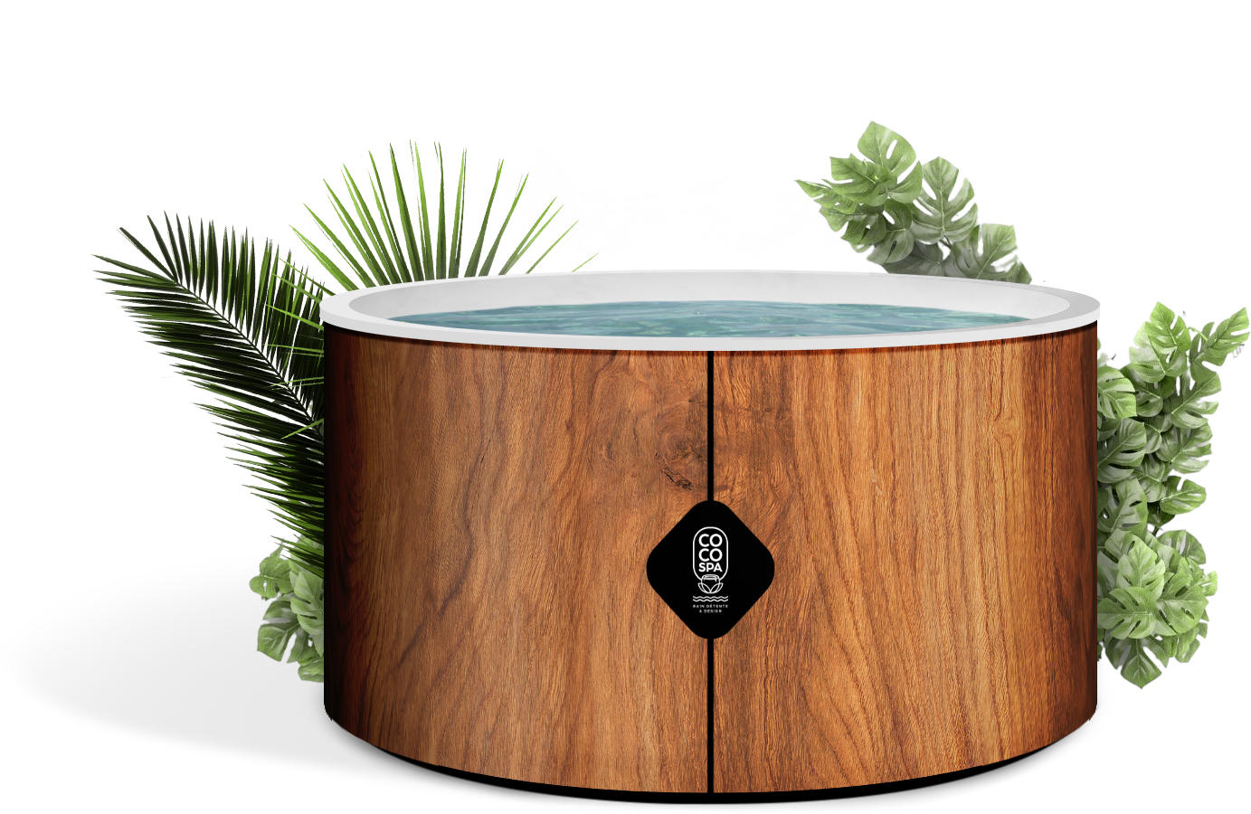 Coco SPA Whirlpool Braun 150x70x70 cm