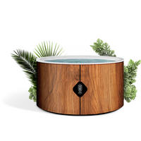 WHIRLPOOL Aufblasbarer Spa Tahiti 150 cm Durchmesser - 800 Liter Motor 2240 W - Für 2 bis 4 Personen - Braun, Kunststoff (150/70/70cm) - COCO SPA