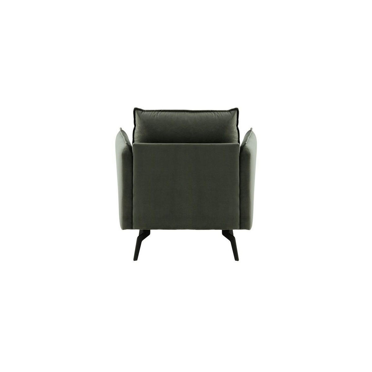 SESSEL Layla-Velluto 19 - Dunkelgrau, Holz/Textil (105/95/98cm)