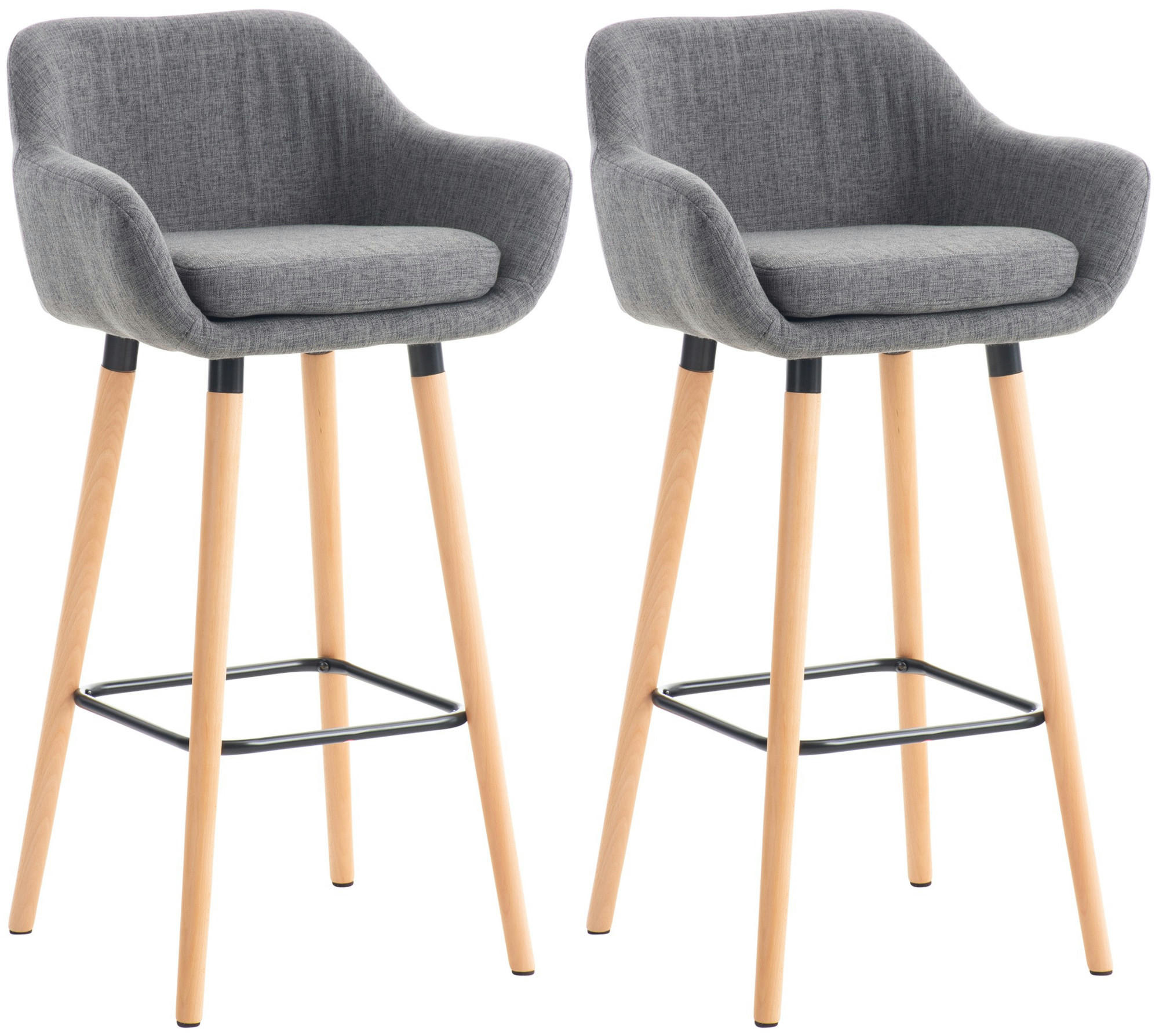 Deluke Barhocker Hellgrau 55x99x46 cm