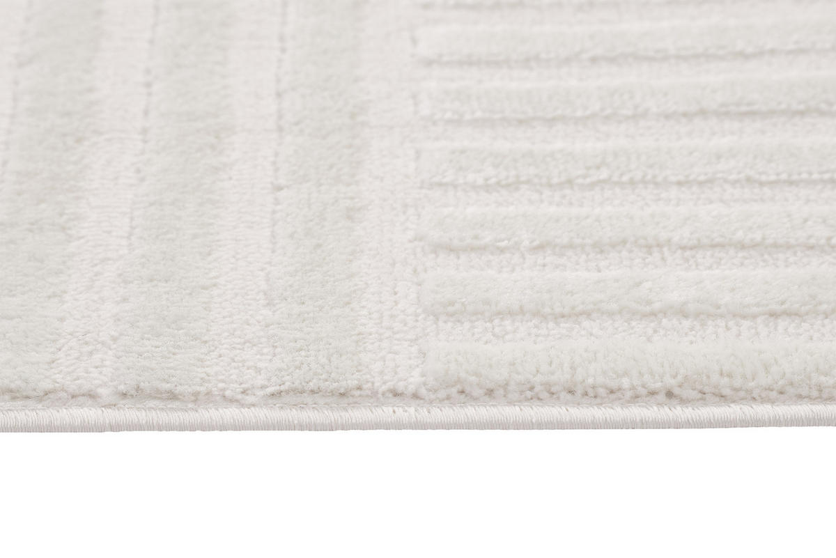 TEPPICH HYGGE Weiß 300/400 cm - Weiß, Kunststoff (300/400cm) - Tapiso