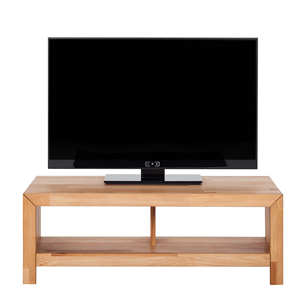 TV-LOWBOARD - Massivholz - Kernbuche, Holz (100/35/50cm) - home24