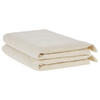 BADEHANDTUCH 2-teilig Beige Atiu - Beige, Textil (100/150cm) - Beliani