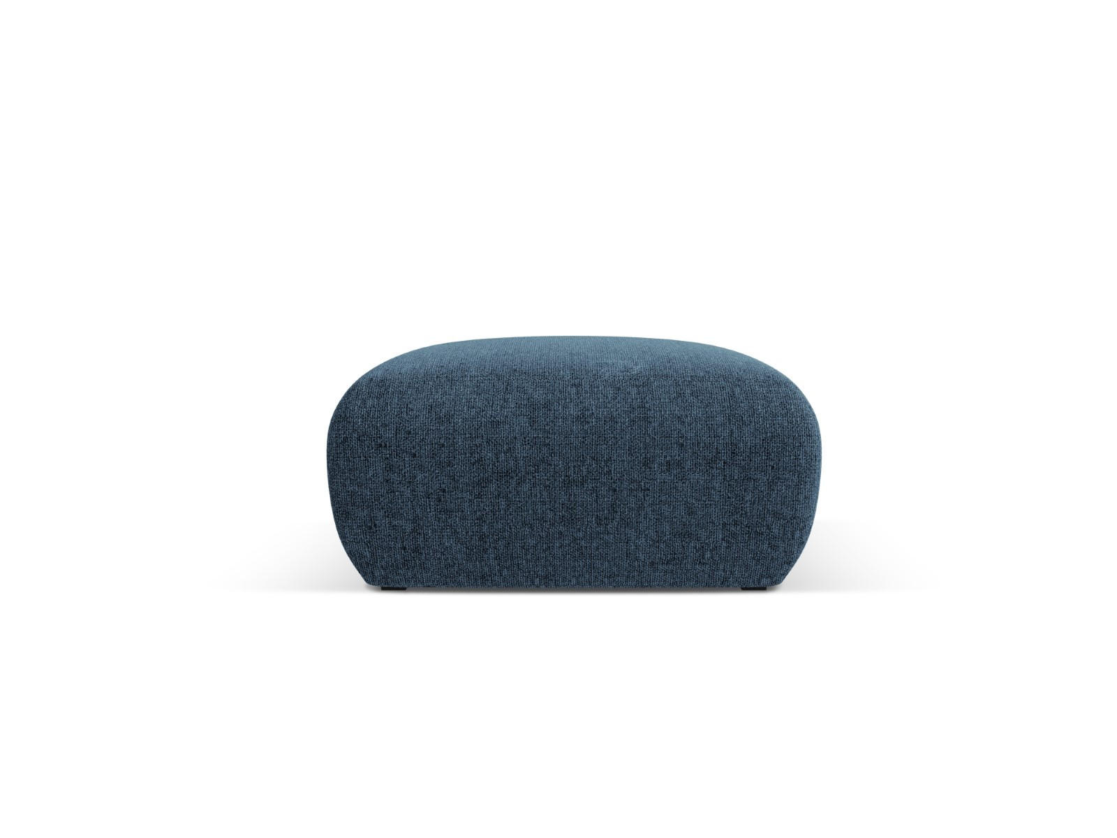 POUF Molino aus Chenille-Stoff königsblau - Blau, Textil (75/36/75cm) - Micadoni