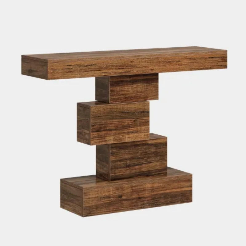 Pangivo Konsolentisch Dunkelbraun 108x80x30 cm