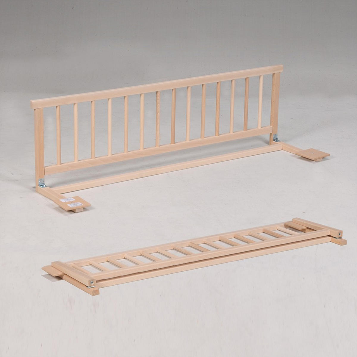 HAUSBETT PANDA mit Lattenrost und Gitter/ Kinderbett 90x190 cm - Naturfarben - Naturfarben, Holz (90/190cm) - Weber Industries