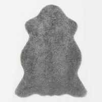 SCHAFFELL Gotland Kurzlockig Grau, ca. 110 cm - Grau, Fell (60/110cm) - Provellus