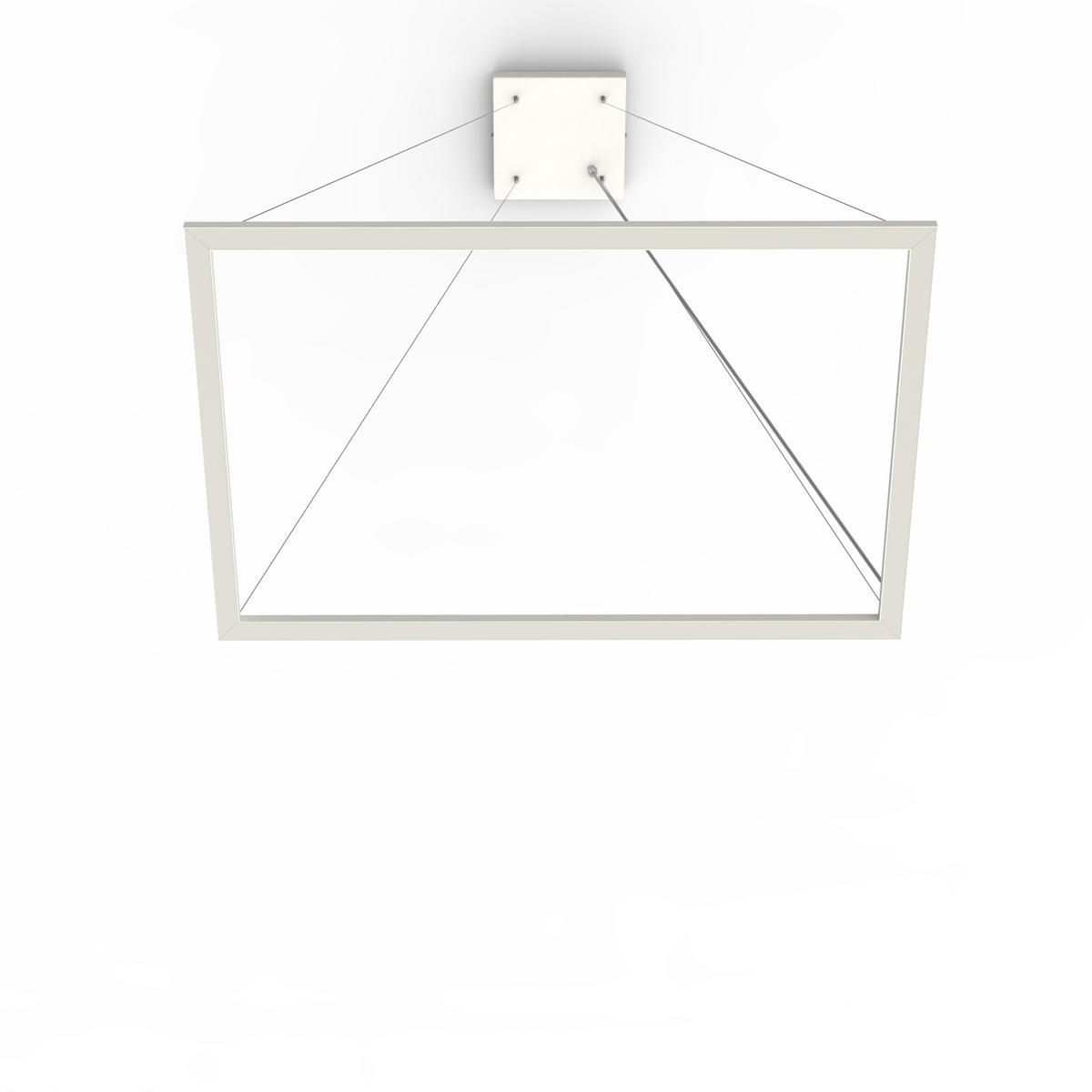 LED-HÄNGELEUCHTE - Weiß, Metall (60/90/100cm) - Lumicom