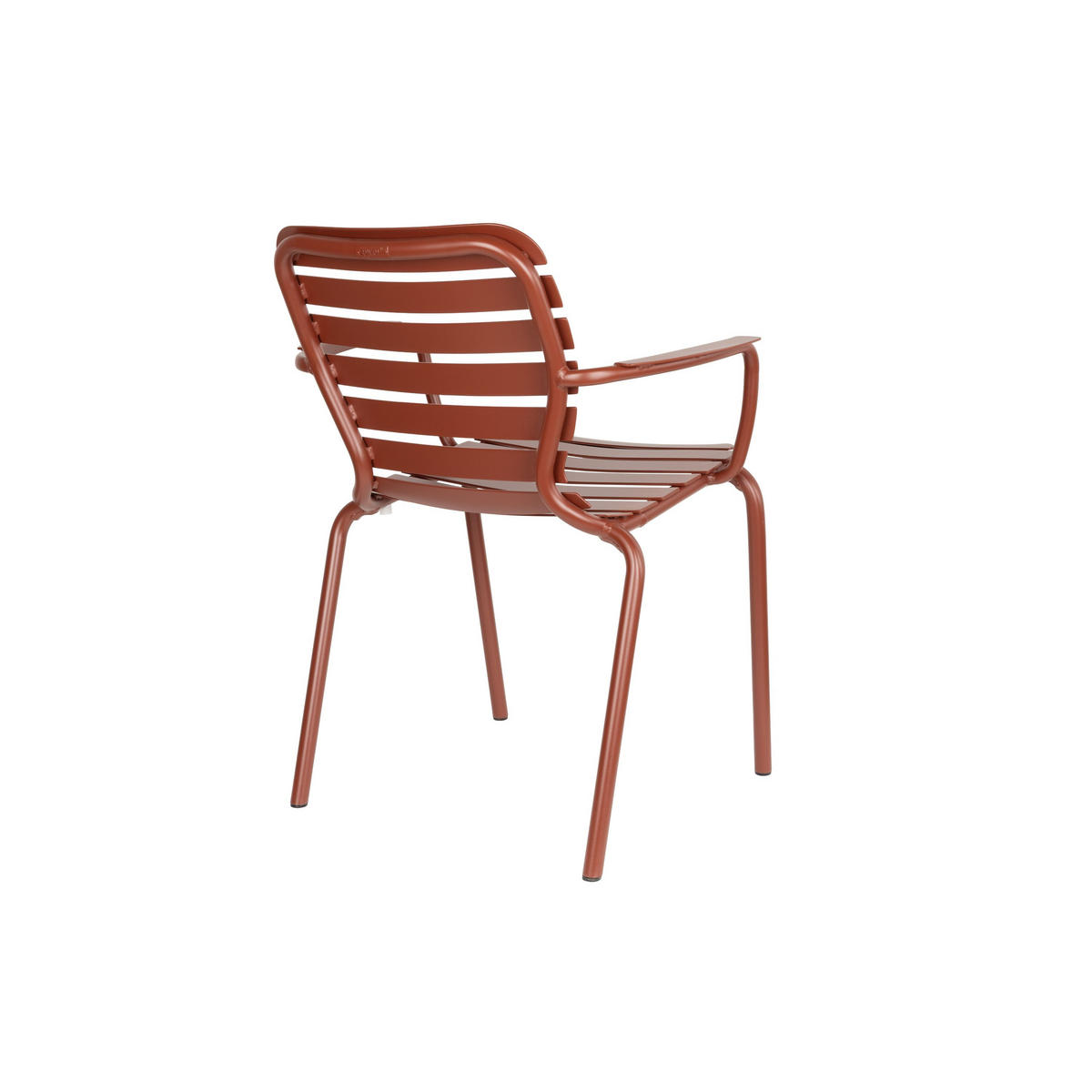 GARTENSTUHL Vondel Armlehne Rot - 2 er Set - Rot, Metall (64.7/81.6/59.3cm) - Zuiver