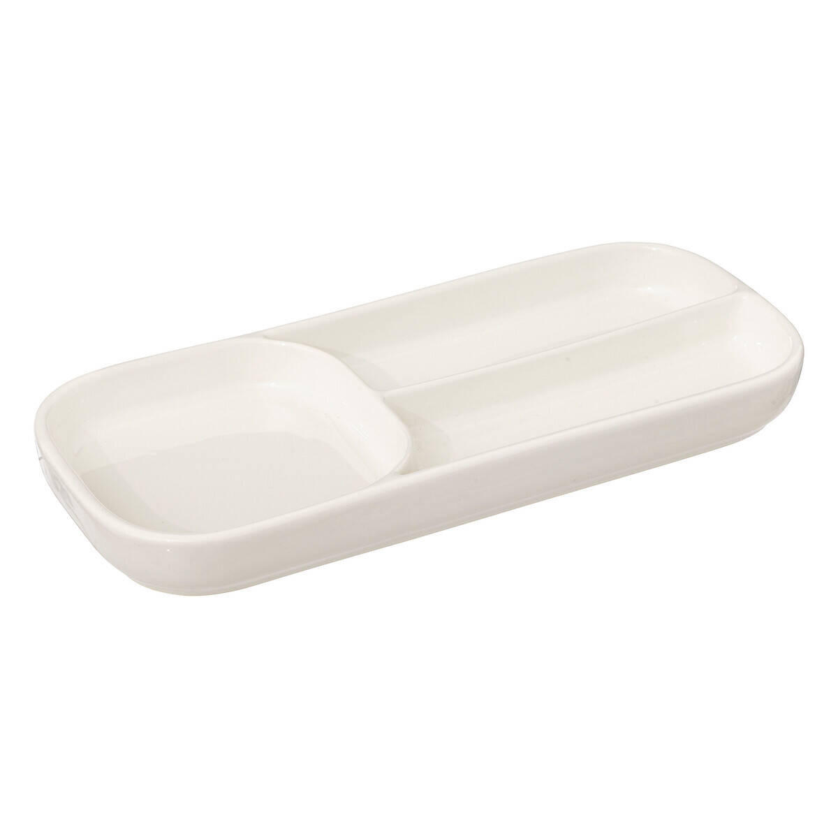 TELLER Nora 28/12 cm - Weiß, Keramik (28cm) - Secret de Gourmet
