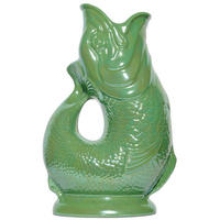 KARAFFE mit „Gluck-Gluck“-Geräusch 27,5/17/9,5 cm - Hellgrün, Keramik (1.2L) - Gluckigluck