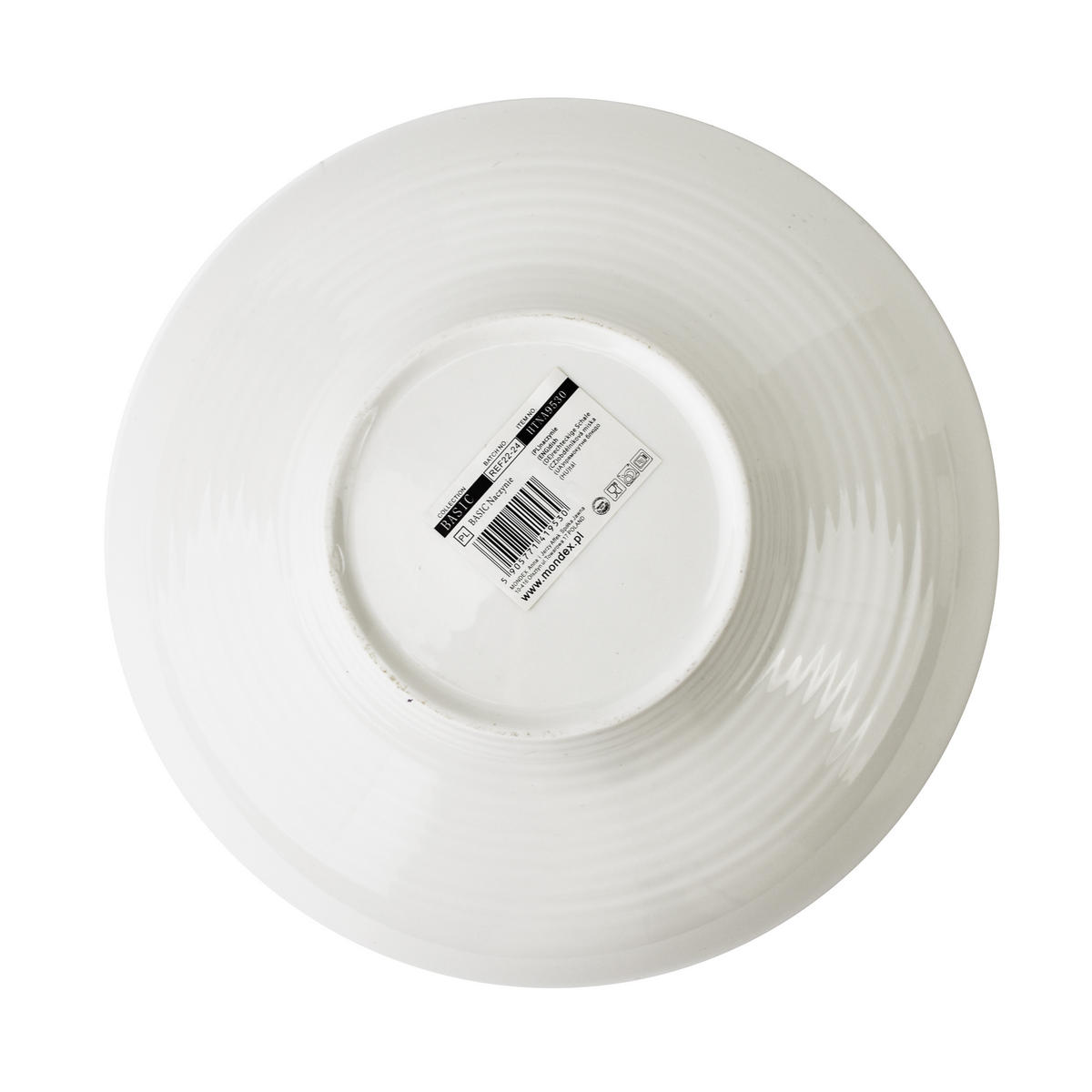 SERVIERSCHÜSSEL Basic Weiß 26/26/9 cm Keramik - Weiß, Keramik (26/9/26cm) - Mondex