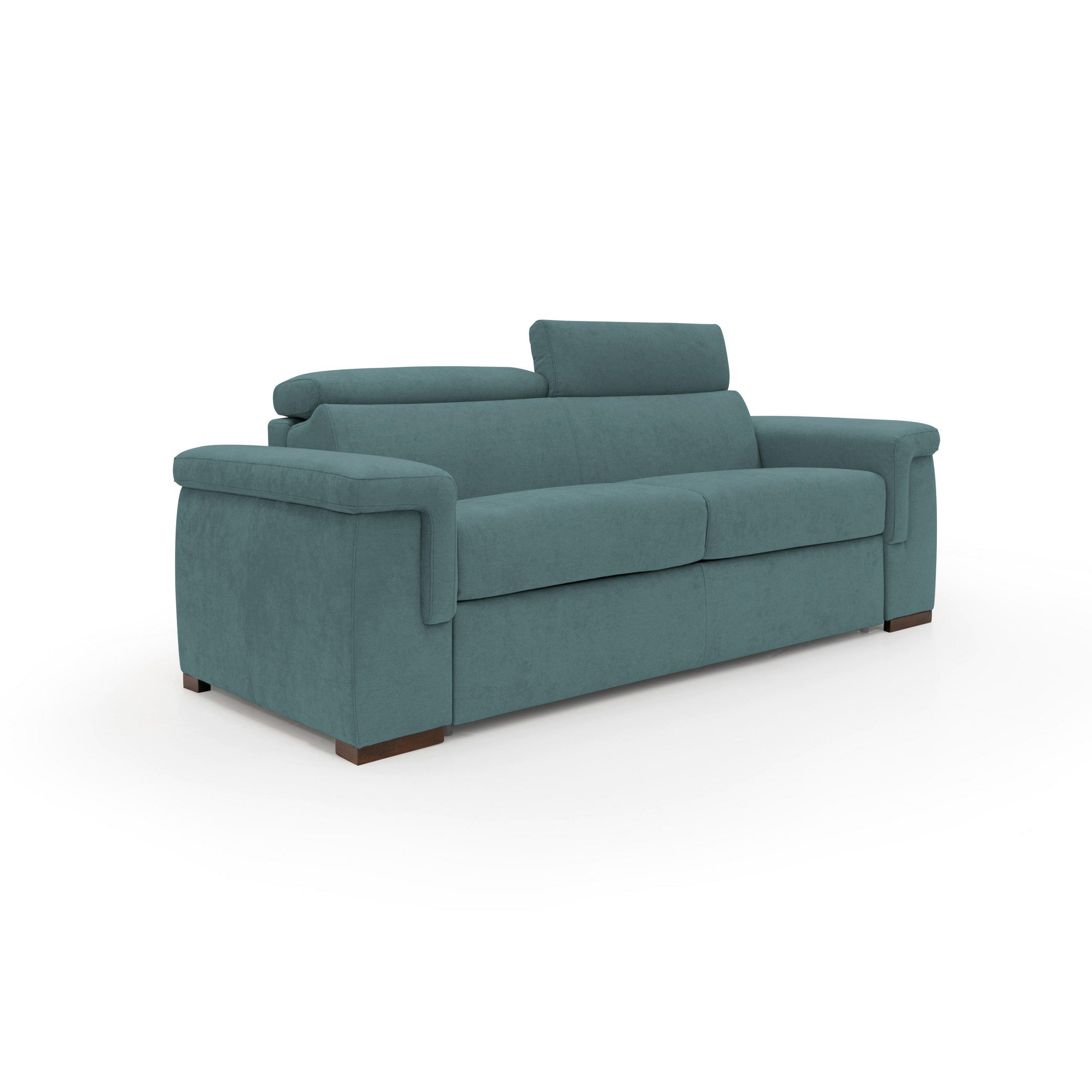 SCHLAFSOFA Giunone - Petrol, Textil (200/100/95cm) - Divani.store
