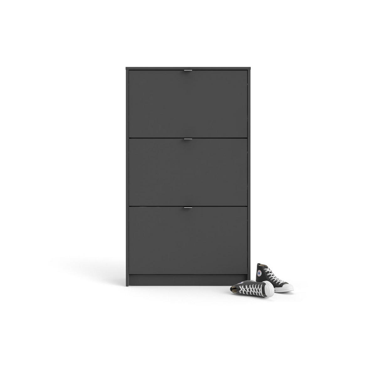 SCHUHKIPPER grau - Grau, Holzwerkstoff (71/124/25cm) - ebuy24