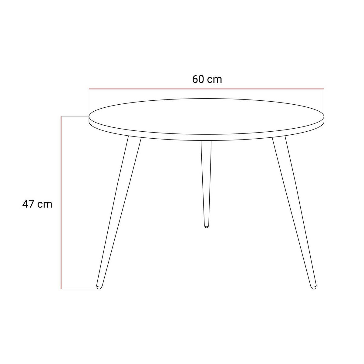 COUCHTISCH SOLEIL II aus Weiß Marmor auf goldenen Beinen - Weiß, Holzwerkstoff (60/60/47cm) - Lookway