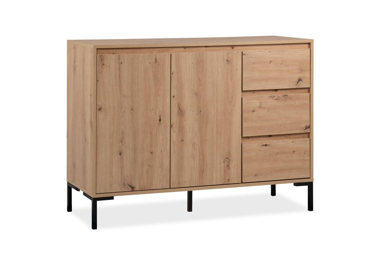 möbelvita Kommode Eiche Artisan 120x87x40 cm