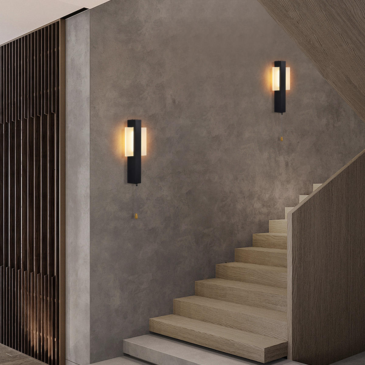 LED-WANDLEUCHTE Glistening 27.5/12/4.5 cm - Schwarz, Metall (12/4.5/27.5cm) - ZMH