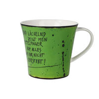 TEETASSE Frank Hummel - Mittelfinger, Fine Bone China, Bunt, 350 ml - Multicolor, Keramik (0.35L) - Goebel