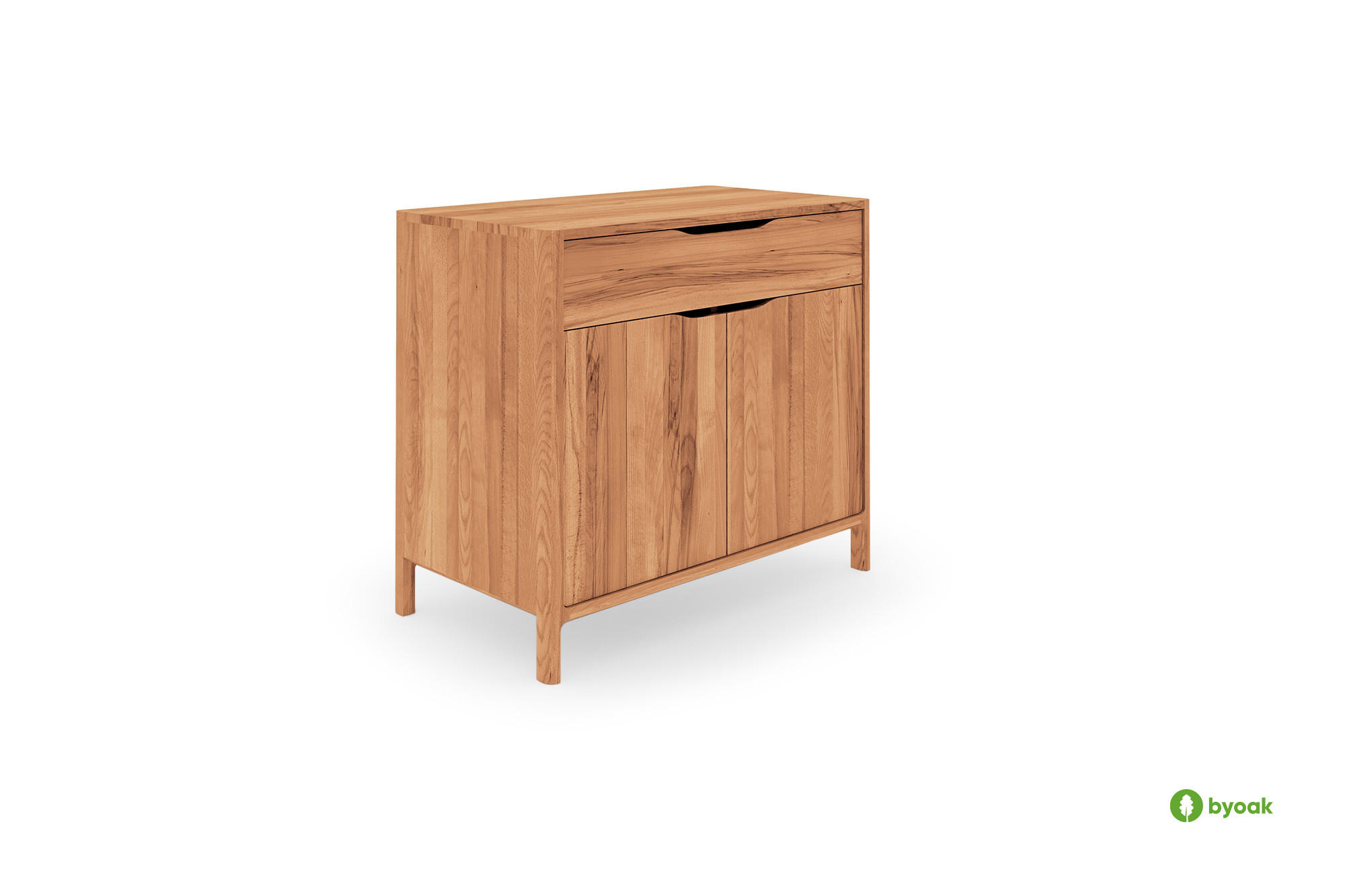KOMMODE PAUL Kernbuche - Kernbuche, Holz (80/80/50cm) - byoak