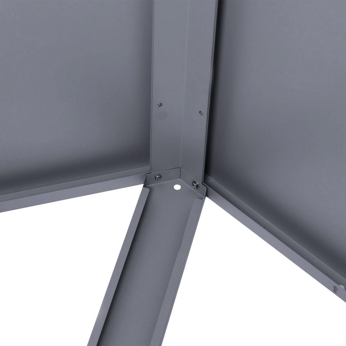 HOCHBEET 3er-Set 77x264x100cm Grau - Grau, Metall (264/77/100cm) - PROREGAL