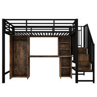 HOCHBETT Eisen 90/200 cm Schwarz - Schwarz, Metall - Raumix