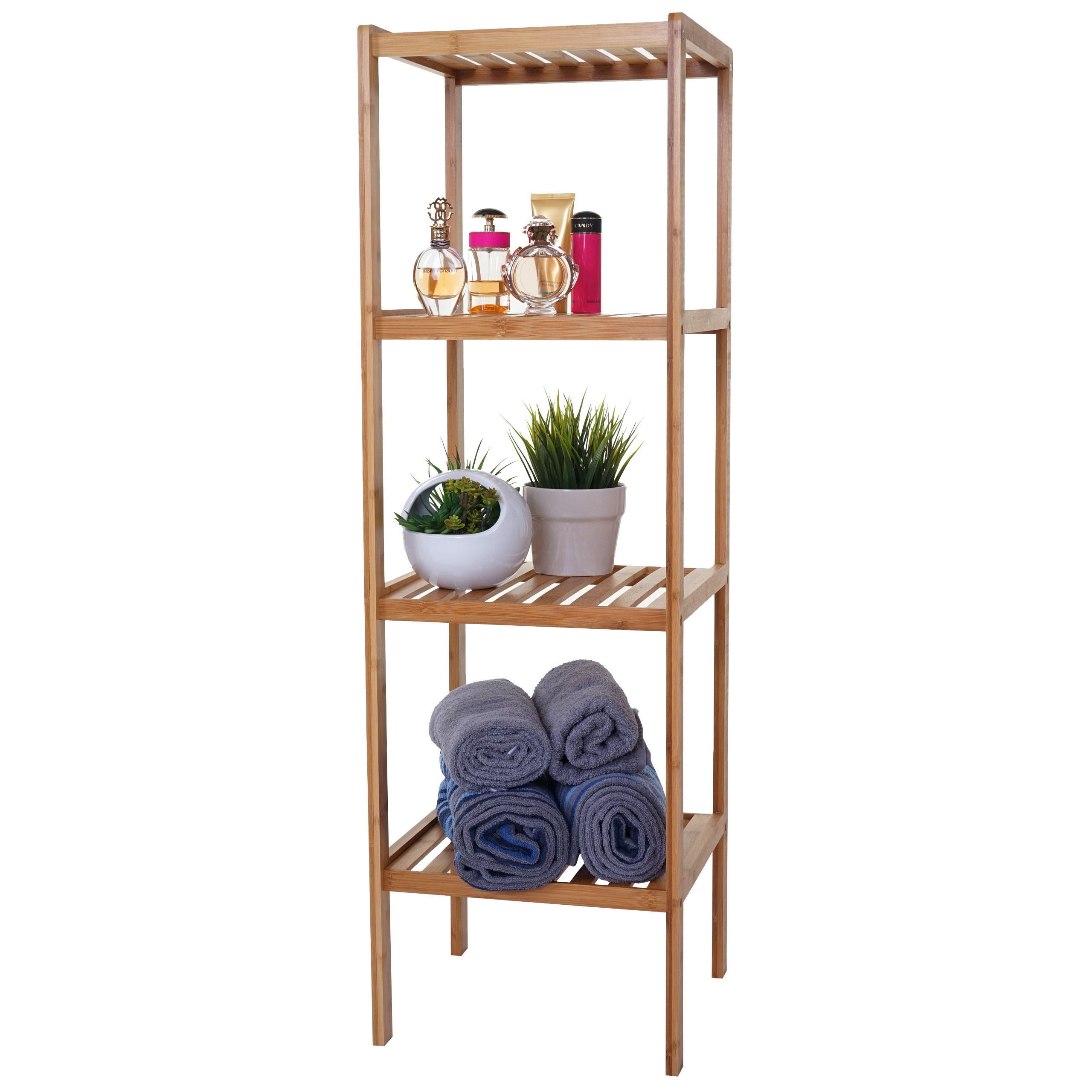 BADREGAL Braun - Braun, Holz (34/110/33cm) - MCW