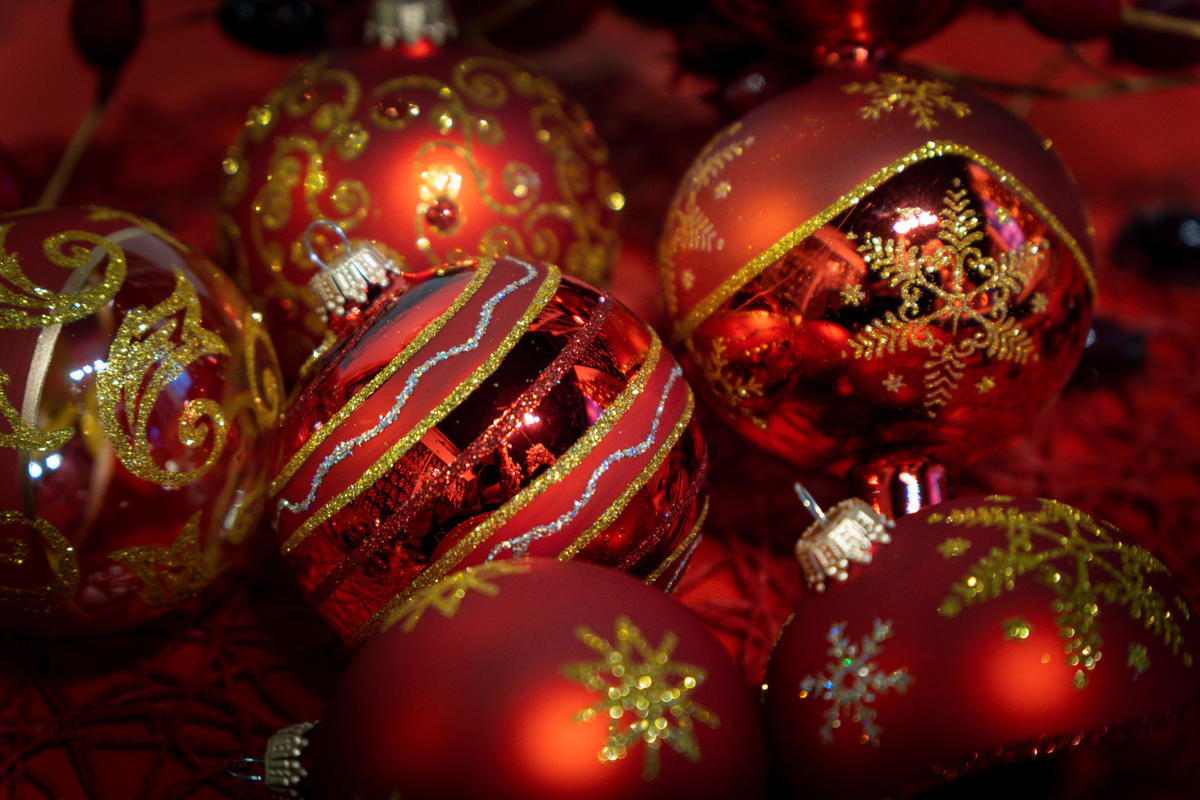 CHRISTBAUMKUGELN Set Liliana Rot 8cm (Glas / 9 Stk.) - Rot, Glas (8/8/8cm) - Krebs Glas Lauscha