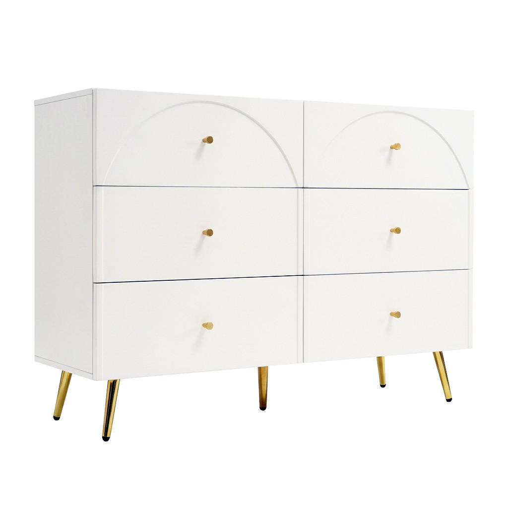 SIDEBOARD Weiß 120/40/85 cm - Weiß, Holzwerkstoff/Metall (40/85/120cm) - Urban Meuble