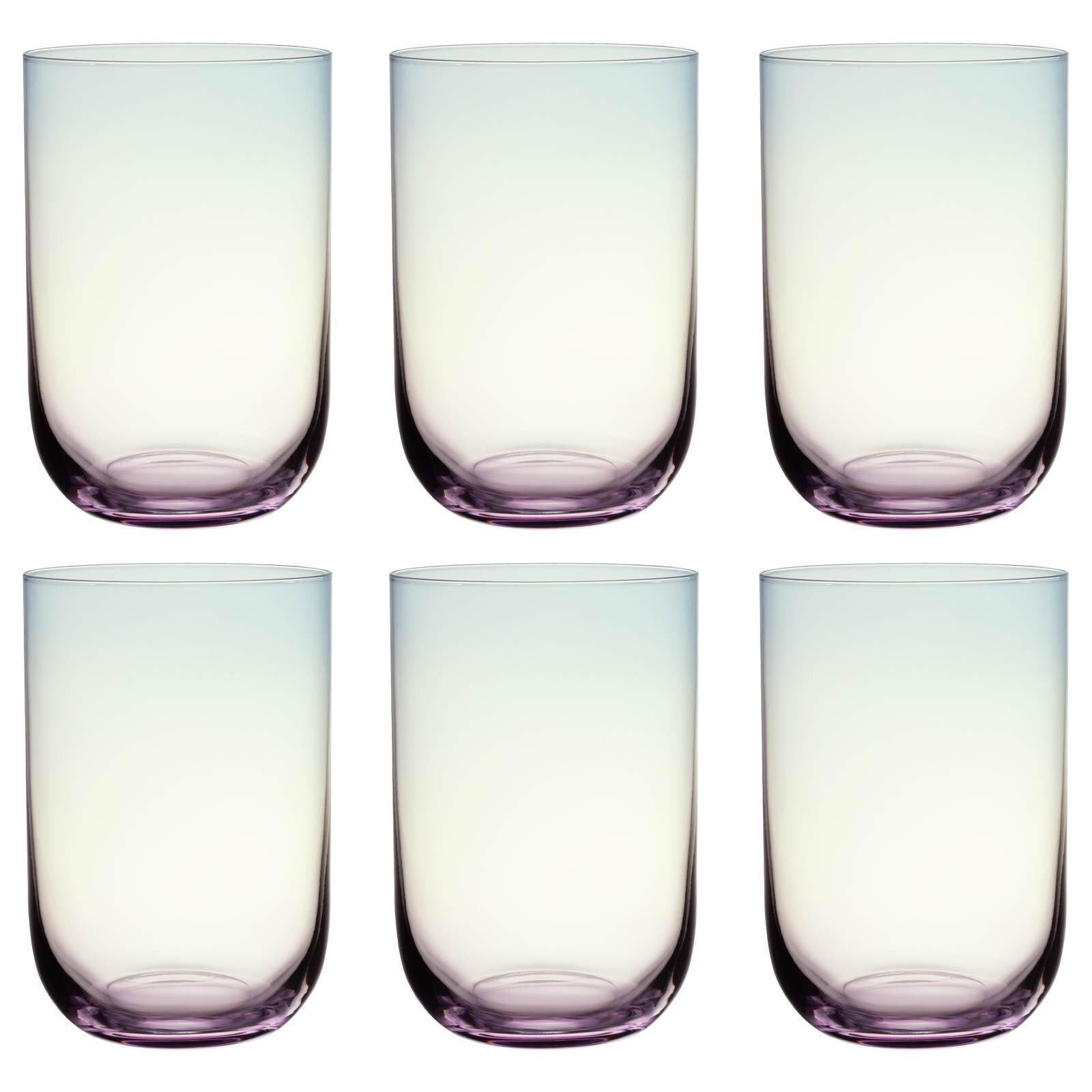 LONGDRINKBECHER Like Glass Pearl 385 ml 6er Set - Multicolor, Glas (0.385L) - like.Villeroy & Boch