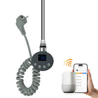 HEIZSTAB mit Thermostat Anthrazit 900W 83/6,9/6,2 cm cm - Anthrazit, Metall (7/83/6cm) - EMKE