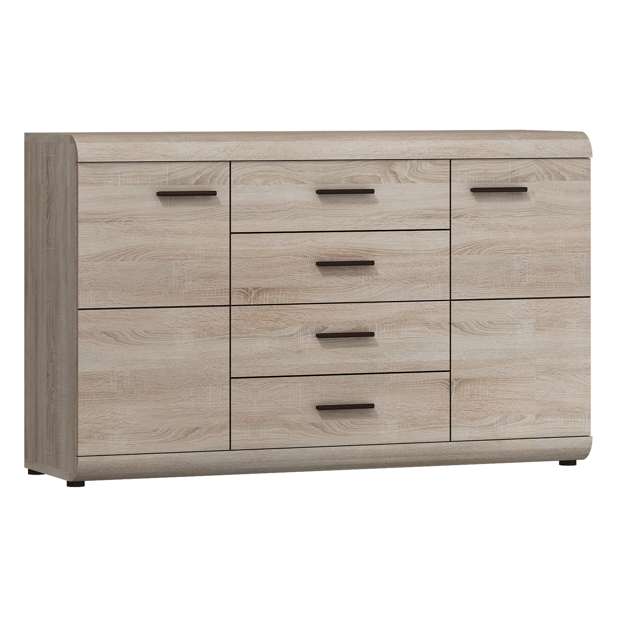 Masseno Sideboard Sonoma Eiche 140x87x42 cm