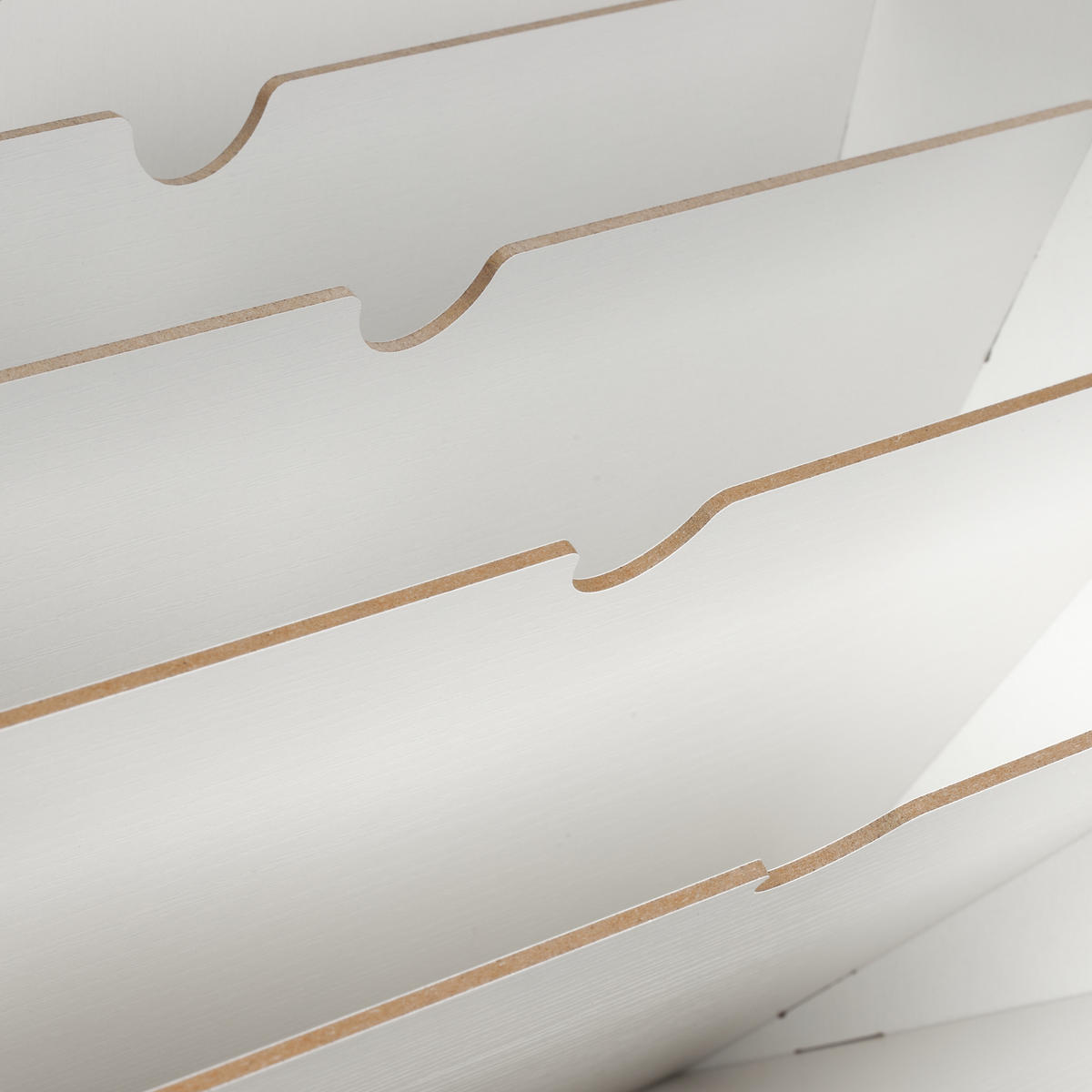 DOKUMENTENABLAGE - Weiß, Holzwerkstoff (34/27/27cm) - Relaxdays