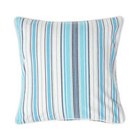 KISSENHÜLLE New England 45/45 cm - Blau, Textil (45/45cm) - Homescapes