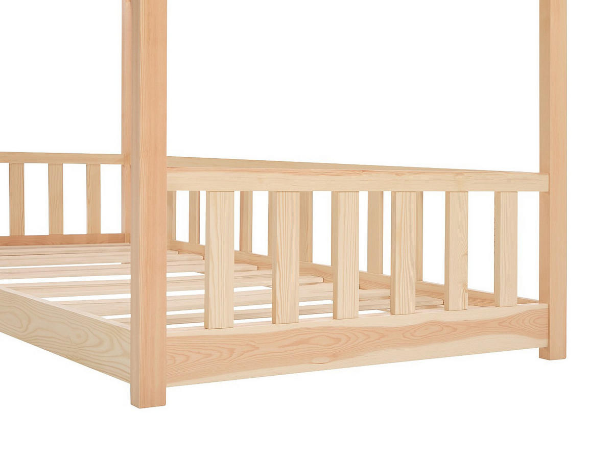 HAUSBETT - 1 Person - holz - naturfarben hell Martevi - Naturfarben, Holz (90/190cm) - Vente-Unique