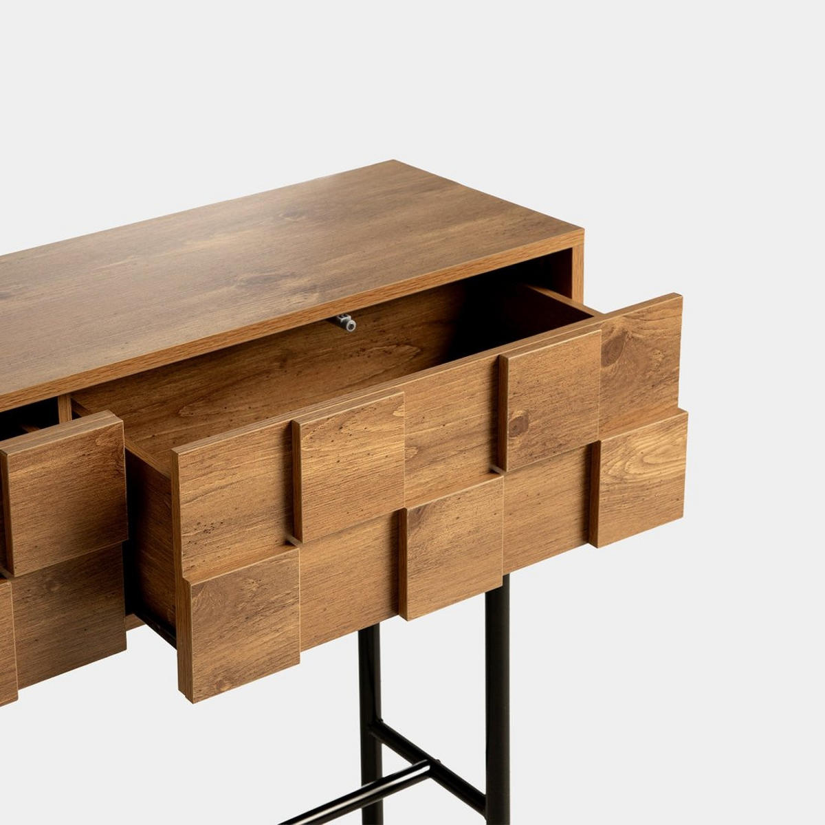 KONSOLENTISCH Ivar Natürlich 108 cm x 80 cm - Naturfarben, Holzwerkstoff (30/108/80cm) - Klast Home