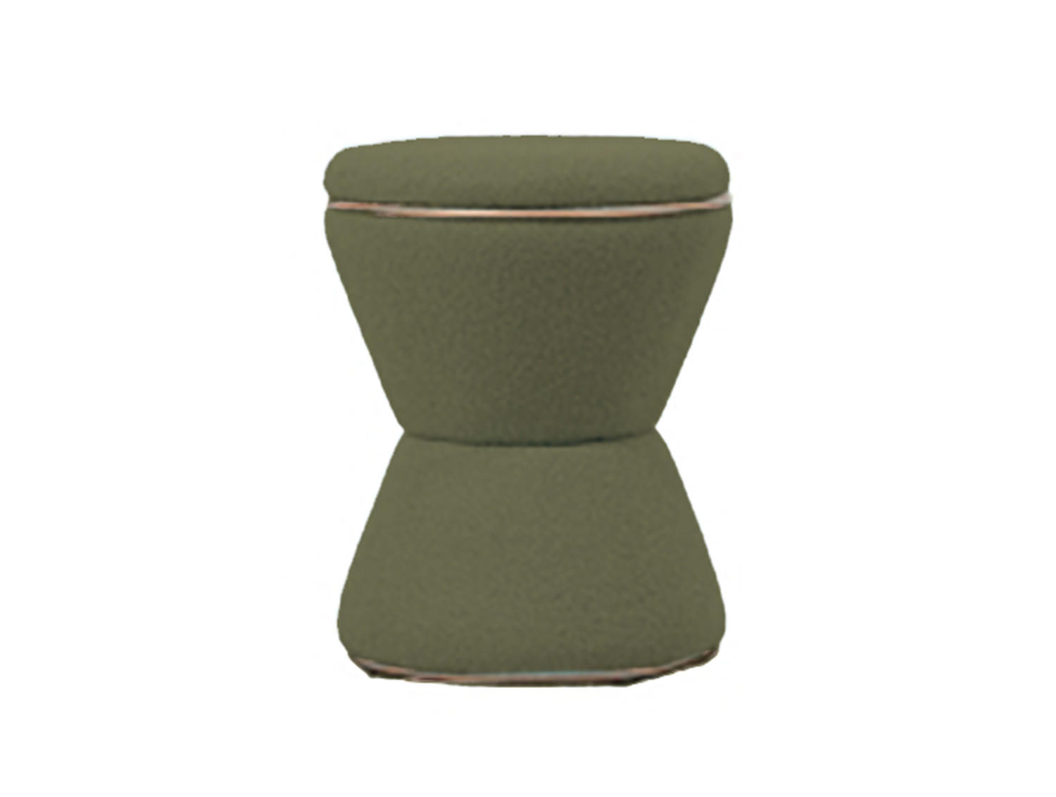 HOCKER Gustar 38.5/38.5/43 cm - Grün, Textil (38.5/43/38.5cm) - Leitmotiv