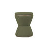 HOCKER Gustar 38.5/38.5/43 cm - Grün, Textil (38.5/43/38.5cm) - Leitmotiv